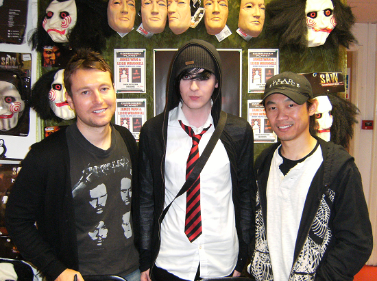 Leigh Whannell and James Wan with Discord Adonis
