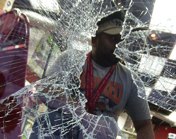 Birmingham Riots 2011 shop damage CEX store