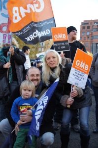 N30 Union Pensions Strike in Birmingham, November 2011 - Photo: Geoff Dexter