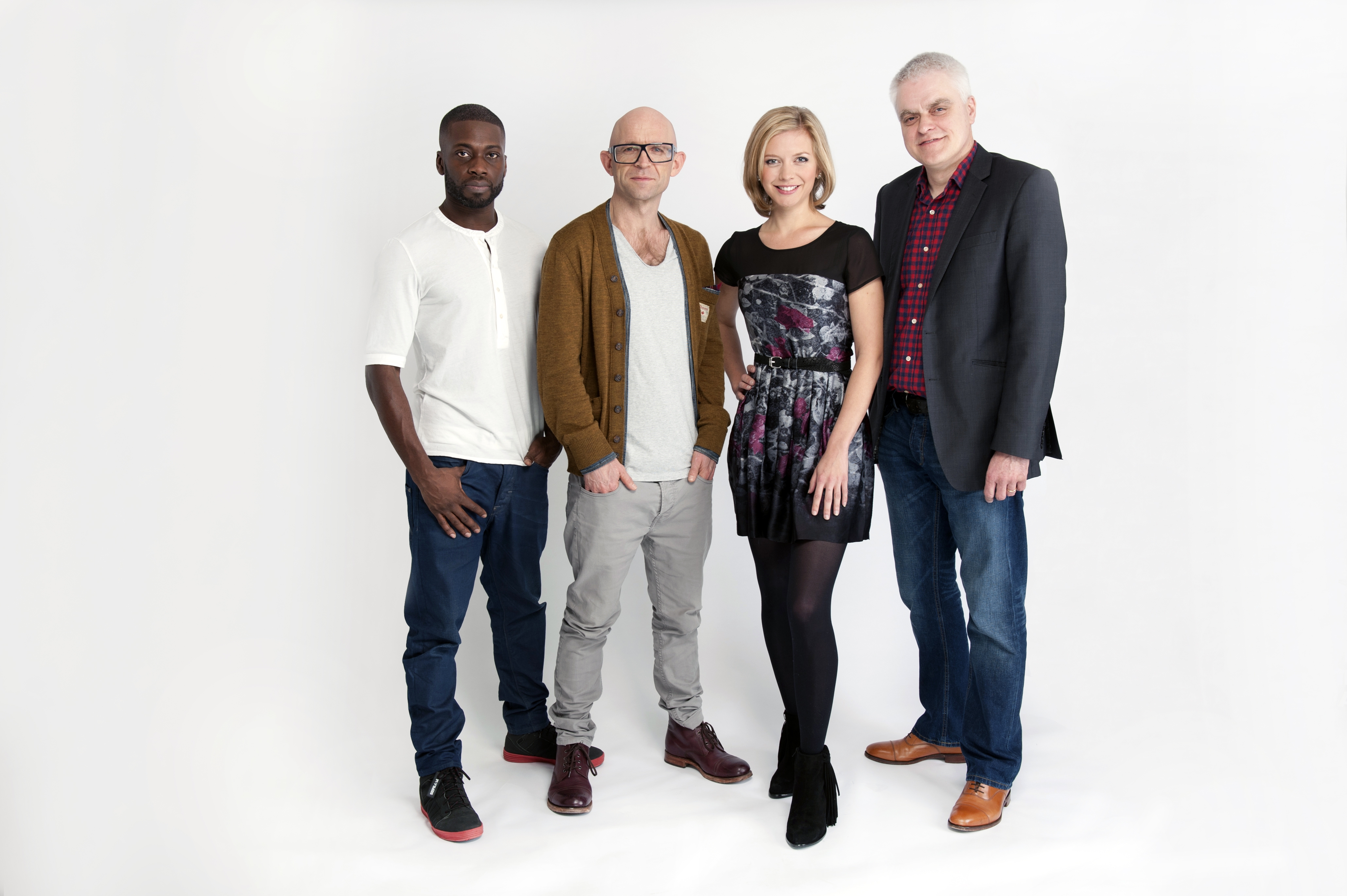 All four presenters from the new line-up of The Gadget Show will appear together on stage at the Gadget Show Live this April.