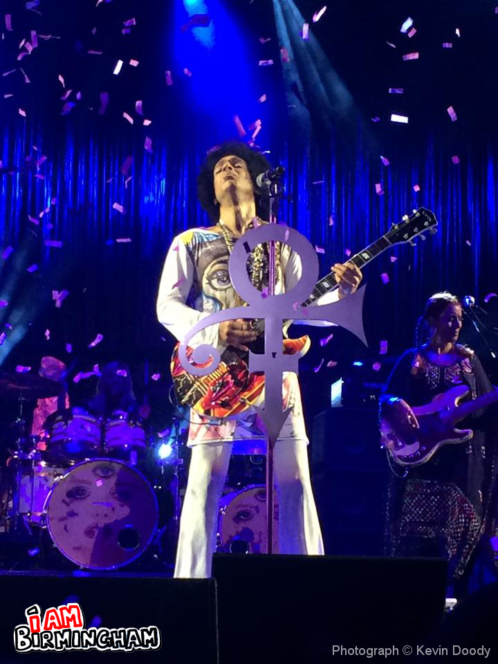 Prince is being supported by all-female group 3rd Eye Girl. Photograph: Kevin Doody